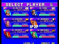 Windjammers, capture décran